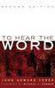 Книга To Hear the Word - Second Edition