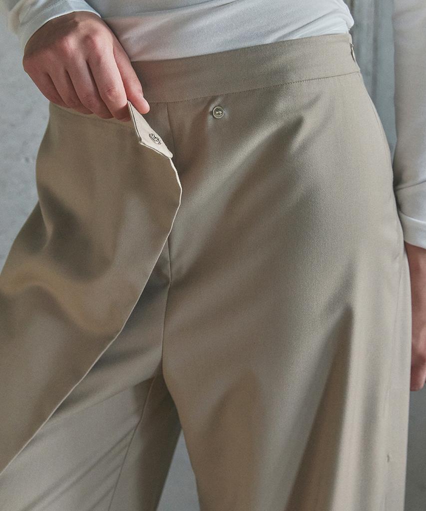 IHR Wrap Wide Pants / Beige