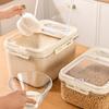Moisture Proof Rice Storage Container Large Capacity Sealed Can Grain Storage Box Home Kitchen