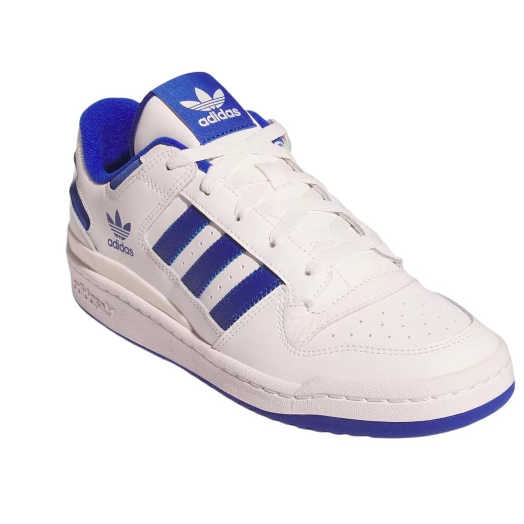 adidas Forum Low CL Белый Королевский Синий Унисекс Кроссовки Core-White IH7829