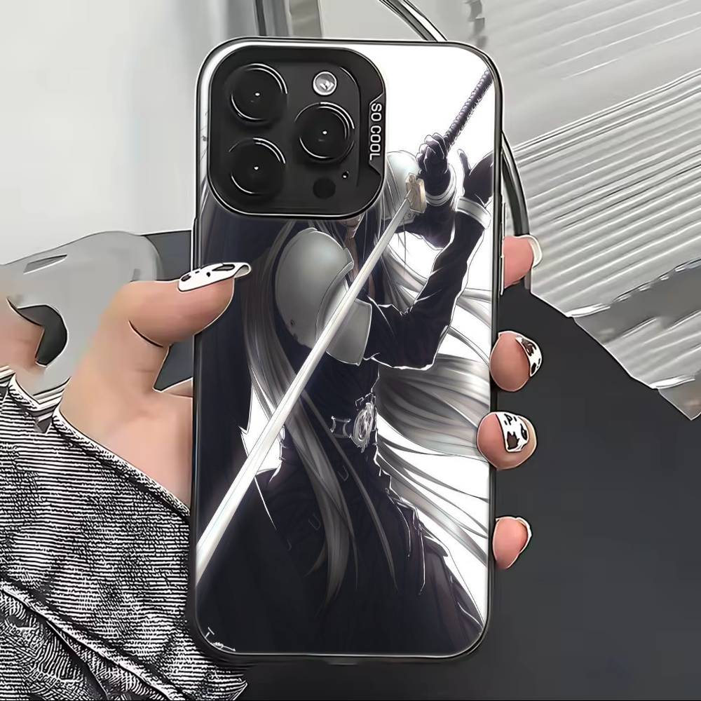 Финальная Ф-Фантазия С-Сефирот Крутой Чехол Для Телефона Для iPhone 17,16,15,14,13,12,11 Plus,Pro Max,XS,Цветной Серебристо-Черный Чехол