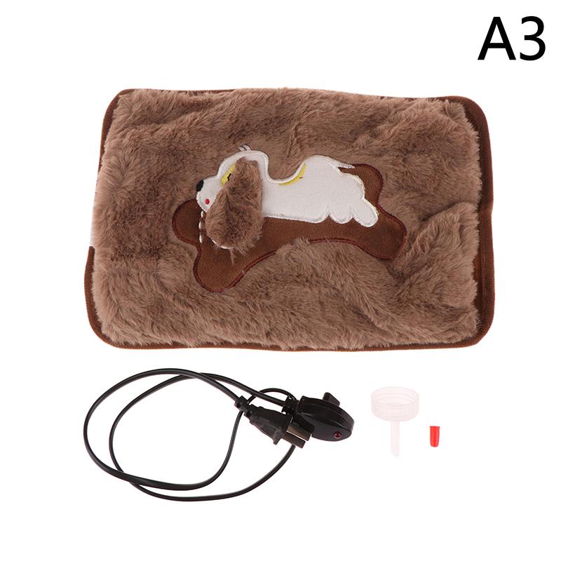 Многоразовая электрическая грелка для горячей воды Мягкая зимняя грелка для рук Бутылка для горячей воды Перезаряжаемый теплый карман для рук Рождественский подарок