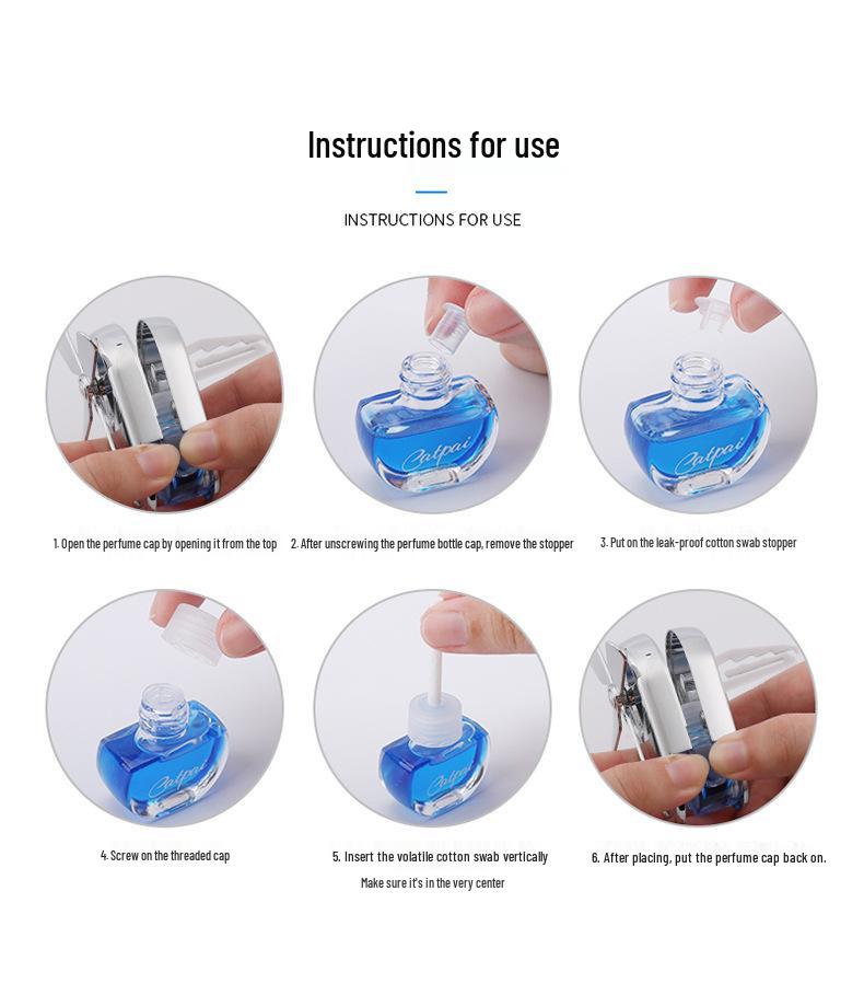 Creative Four-Leaf Pinwheel Car Air Freshener & Aroma Diffuser