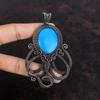 Sleeping Beauty Turquoise Pendant Copper Wire Wrapped Pendant Octopus Pendant Copper Wire Jewelry Handmade Gemstone Pendant Gift For Mother