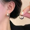 Серьги из серебра 925 пробы, винтажные золотые круглые серьги для женщин, модные серьги, ювелирные изделия, предотвращающие аллергию, аксессуары для вечеринок, подарок