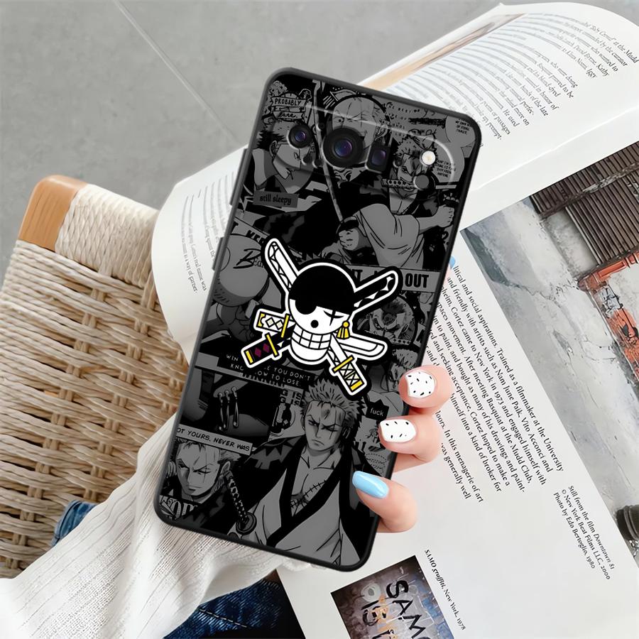 Soft Cover Case for Google Pixel 6a 6 7 8 Pro 8a 7a 10 9 Pro XL 9a Ones Pieces Luffys Gear 5