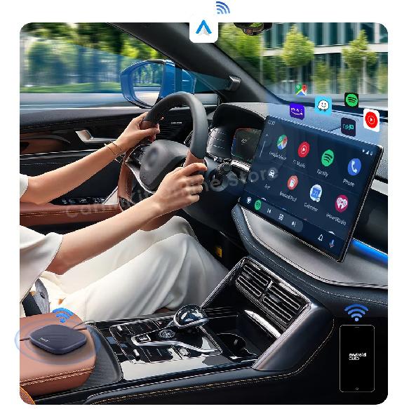 Carlinkit Android 13 Carplay Ai Box 8GB 128GB QCM6125 8-ядерный CarPlay Android Auto Беспроводной для Онлайн ТВ Netfilx Youtube IPTV