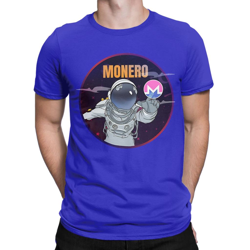 Monero Xmr Astronaut Funny Graphic 100 Cotton Tshirt Monero Xmr Tees Tops For Unisex
