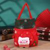 Decorations For Kids Snowman Xmas Drawstring Bags Candy Bags Christmas Gift Bag Wrapping Pouch