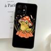 Cottagecore Aesthetic Frog Mushroom Case For Samsung Galaxy S26 Ultra S24 S23 S22 S21 S25 Ultra S10 S20 Plus S25 FE Phone Cover