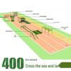 Outdoor High-Low Obstacle Course Training Equipment