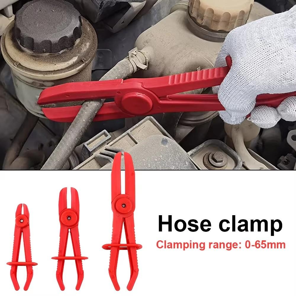 3Pcs Set Hose Tube Clamp Pliers Tool Car Brake Fuel Water Line Clamp Oil Pipe Plier Hose Clamp Removal Tool Automobile Repairing