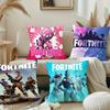 F-FortniteS Чехол для подушки-подушки Плюшевая ткань Мягкий чехол для подушки Двусторонний принт Чехол для подушки Домашние подарки