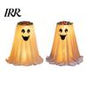 Festival Atmosphere Props Halloween Ghost Candy Bowl Stand with Remote Control, Large LED Lighted Creative Holiday Table Centerpiece Cute Holder