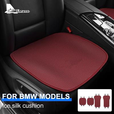 Подушка на заднее переднее сиденье автомобиля из ледяного шелка для BMW 1 3 5 серии X5 X6 F15 F16 F40 F30 G20 F10 G30 X1 F48 X3 G01 G05