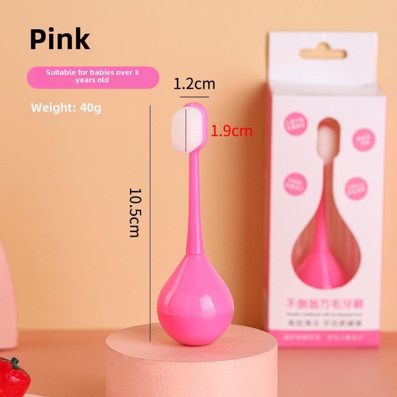 «Набор из U-образной силиконовой зубной щетки и зубной пасты для детей от 2 до 12 лет»