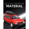 1/32 Volkswagen Santana Avant Универсал Металлическая модель автомобиля Литье под давлением Металлический транспорт для путешествий Модель автомобиля Симуляция звука и света Детская игрушка Подарок