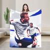 Kanes Football Soccer Fleece Blanket  Funny Throw Blankets for Home cm Plush Thin Quilt