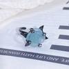 Темная Серия Персонализированное Модное Крутое Кольцо с Открытым Дизайном Любовь Неправильной Формы Инкрустировано Цирконами Панк Ретро Высококлассное Кольцо Женское