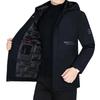 Middle-aged and Elderly Winter Down Jackets, Thickened Cotton Coats, Dad Coats, Mid-length Business Coats