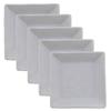 Столовая посуда East White Tableware EAST Original Square Plate (S) (СТУДИЯ БАЗОВАЯ) Набор из 5 маленьких тарелок Маленькая тарелка Западная столовая посуда Квадратная тарелка Сервировка