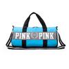Розовая холщовая сумка-даффл Victoria's Pink для йоги с вневременным дизайном для школы и спортзала
