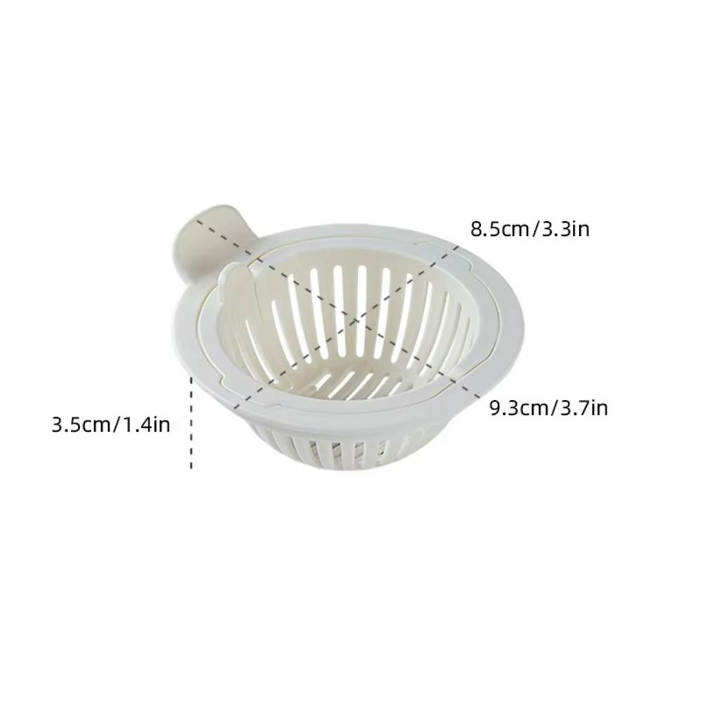 10pcs Round Shape Sink Drain Strainer Hair Filtration Filter Grid Cover For Home Kitchen