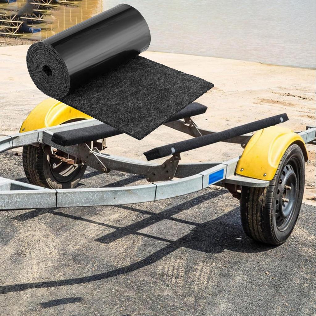 Marine Bunk Carpet Boat Trailer Mat Double Layer Carpeting for Car Trunk Liner