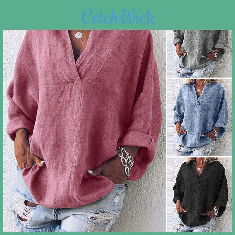 Elegant And Timeless Women's Oversized Cross V Neck Blouse With Ethnic Appeal