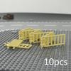 Аксессуары «сделай сам», дом друзей города, детали MOC, забор, лестница, ворота, строительные блоки, двери, окна, фигурки, садовые кирпичи Leduo