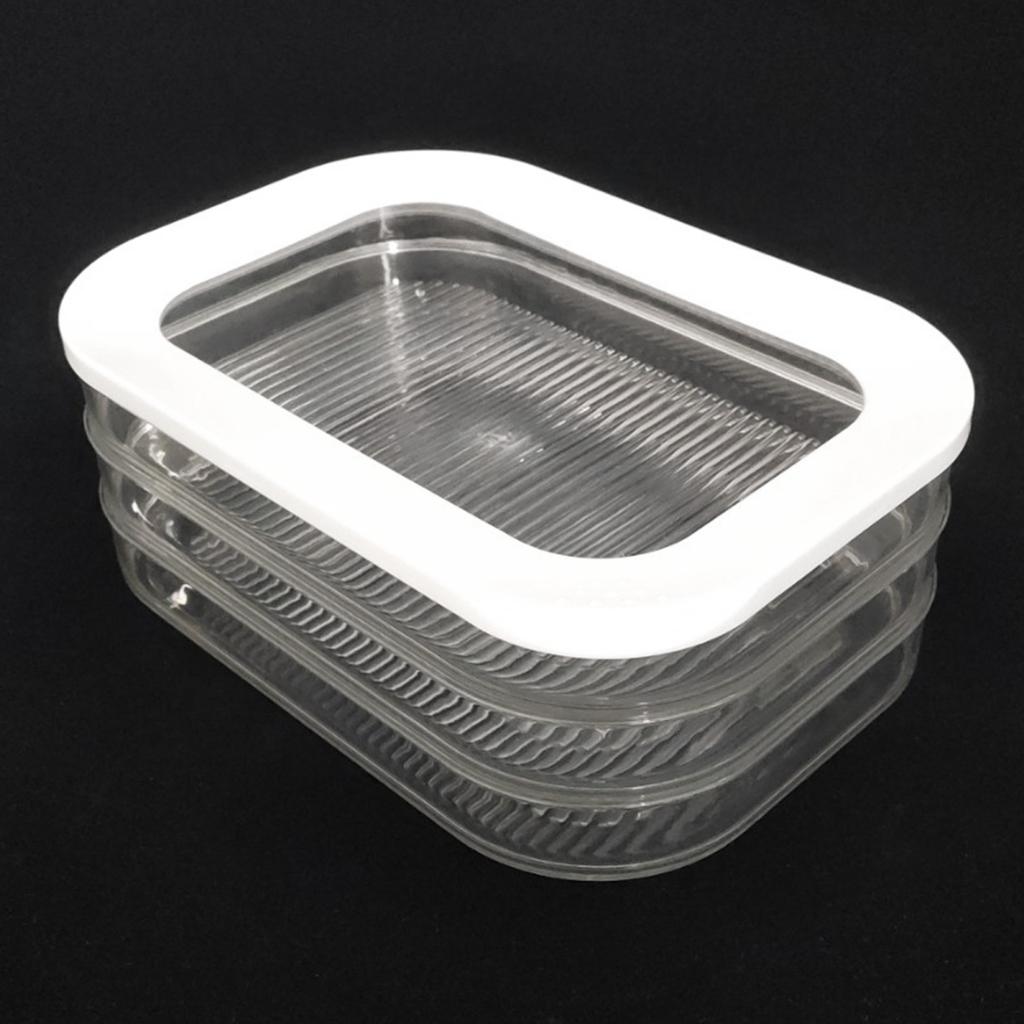 Контейнер для мяса Yousheng для холодильника, бекона, мяса, ланча, штабелируемые коробки для хранения продуктов с крышкой, контейнеры для приготовления пищи без BPA