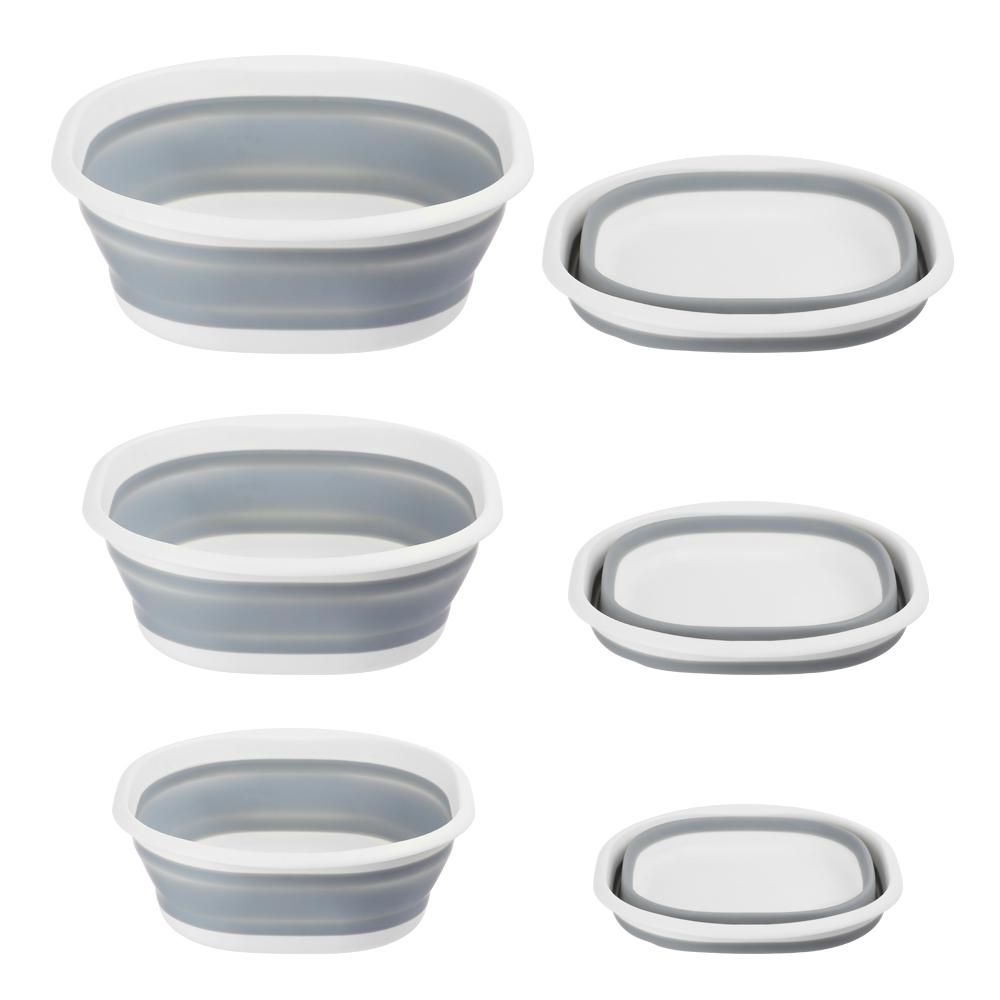 Hiking Camping Collapsible Wash Basin Washing Up Bowl Picnic Cleaning Tool Foldable Washbasin