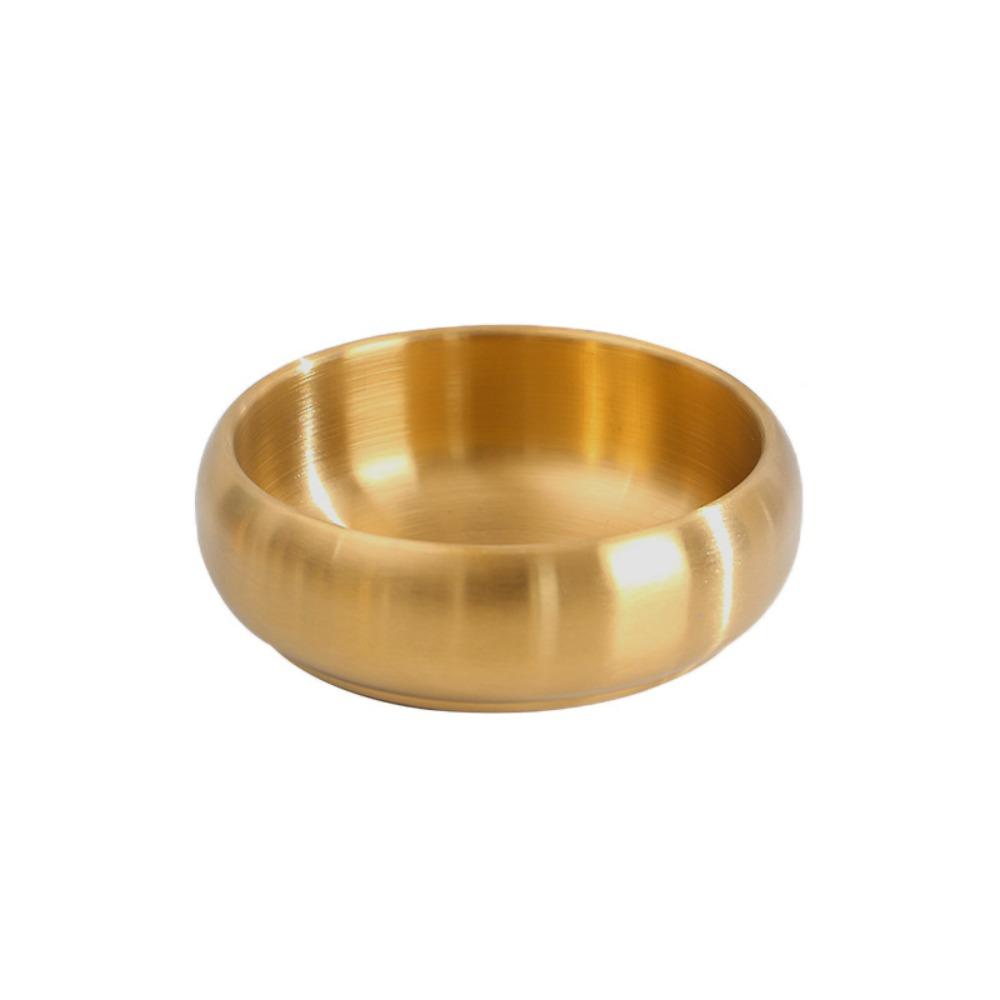 Double-Layer Korean Stainless Steel Rice Bowl Heat Insulated Kimchi Bowl Soup Bowls Children