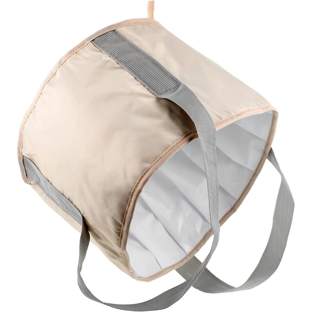Foot Spa Folding Bucket Travel Basin Tub Folding Water Basin Pedicure Feet Washing Basin Feet Soaking Bag Footbath Tub Insulation Cotton Camping
