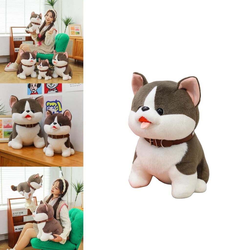 Cute Dog Plush Toy Huskies Animal Soft Stuffed Animal For Teens And Kids