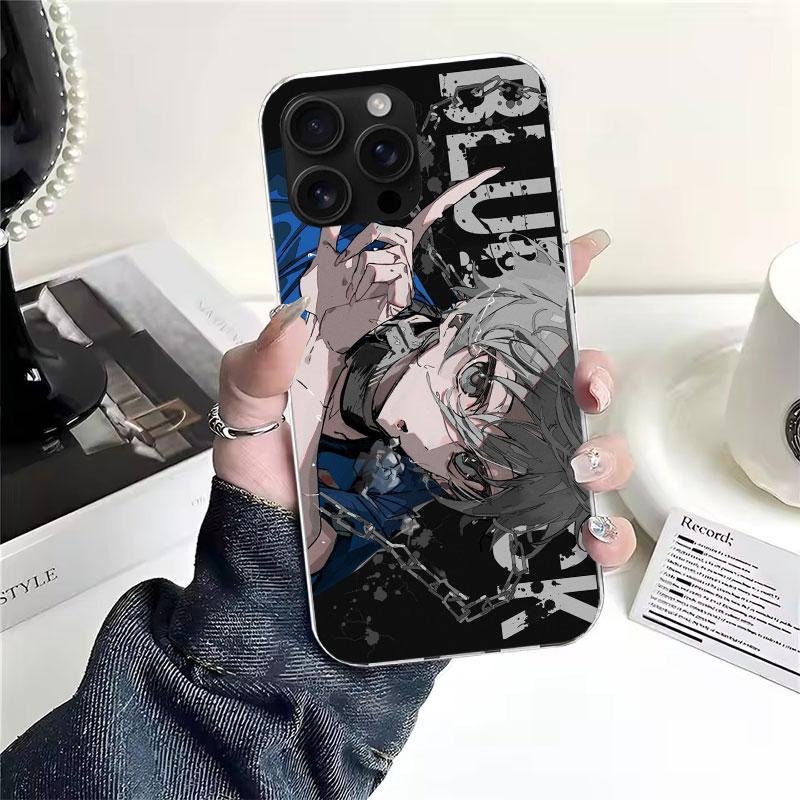 Blue Lock Наги Сэйсиро Мягкий чехол для телефона для IPhone 11 17 Air 16E 16 Pro Max 15 + 14 Plus 13 Mini 12 Apple 7 SE 8 Fundas Coque 11