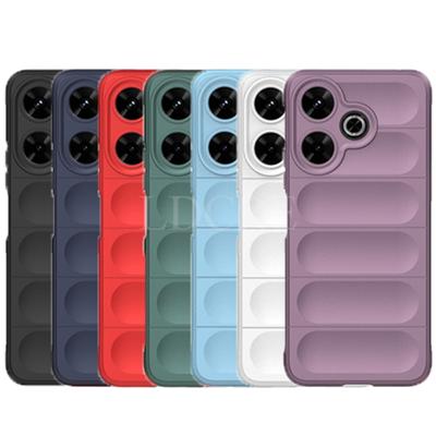 Для Xiaomi POCO M6 чехол силиконовый простой противоударный чехол TPU POCO M6 чехол резиновый защитный чехол для телефона POCO M6 4G чехол