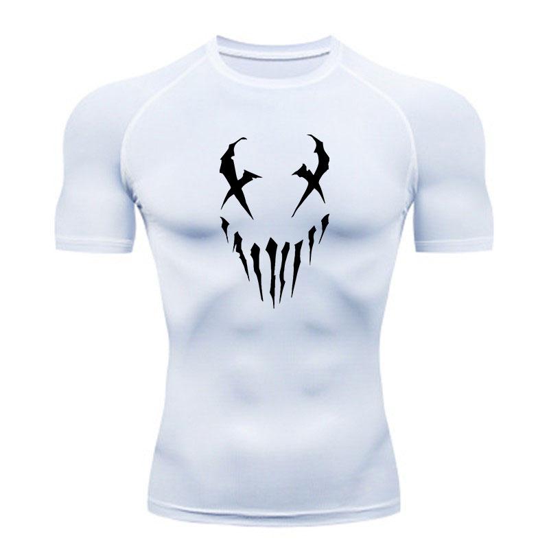 Men's Compression Athletic Workout T-shirt, Quick Dry Breath
