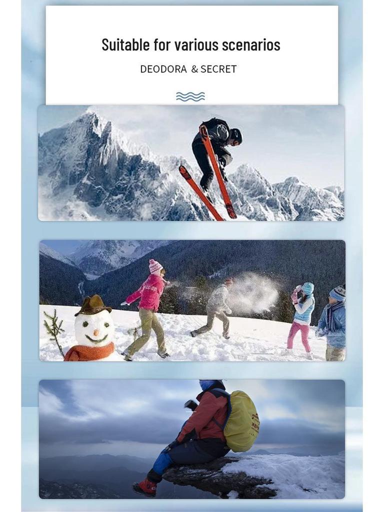 Унисекс Термоноски для катания на лыжах: Плотный, Теплый, Ткань терри, Удлиненный крой для спорта в холодную погоду