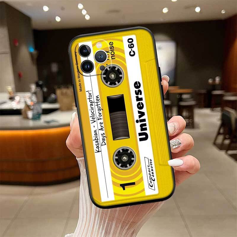 Cassette Vintage Tape Case for Samsung M55 M35 M15 A02 A05S A05 A06 A15 A12 A13 A10 A16 A20 A22 A24 A25 A30 A31 A32 A33 A35 A42 A50