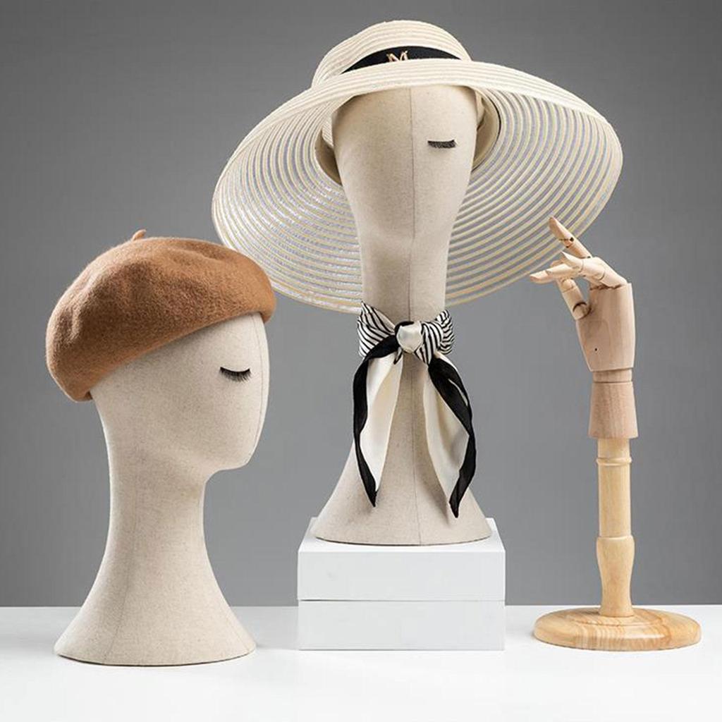 And Hat Display Holder for Mannequin Head, Storage Rack Hairpieces