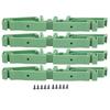 2 Set Circuit Board Mounting Bracket PCB DIN Rail Mount Adapter Screw Components KPRH?185