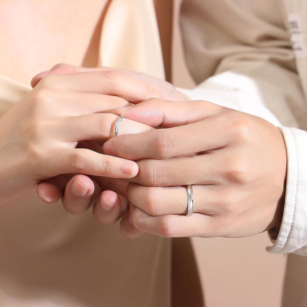 FANCIME Diamond Platinum Ring for Size Eternal Gift Wrapping Included Women, 9, Pt950, Sparkle, Engagement, Wedding, Proposal, Christmas, Anniversary,