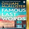 Famous Last Words by Gillian McAllister Paperback Book 9781405957243