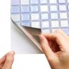 1pcs 3D Design Mosaic Tile Sticker Self-adhesive Removable Peel and Stick Backsplash DIY Waterproof Waterproof Tile Sheet