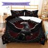Hippogriff Pattern Bedding Quilt Set Quilt Cover Pillowcase Home Decoration Birthday Gift (1 * duvet cover + 2 * pillowcase, without core)