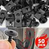Car Metal Screw Fastener U-Type Clip Anti Rust Clamp Fastener Bumper Fender Trim Panel Fasteners Board Clips Accessories
