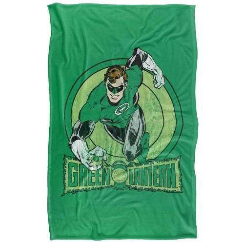 Green Lantern Action Pose Soft Touch Blanket