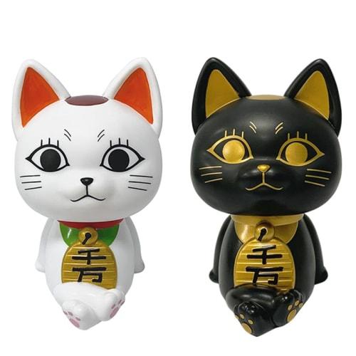 Wahatar Turbo Babaa Dandadan Maneki Neko Figure, 9/18cm, Cute Pre-painted Figurine, Desktop Decor, Car Ornament, Cosplay Accessory, Moe Merchandise, G
