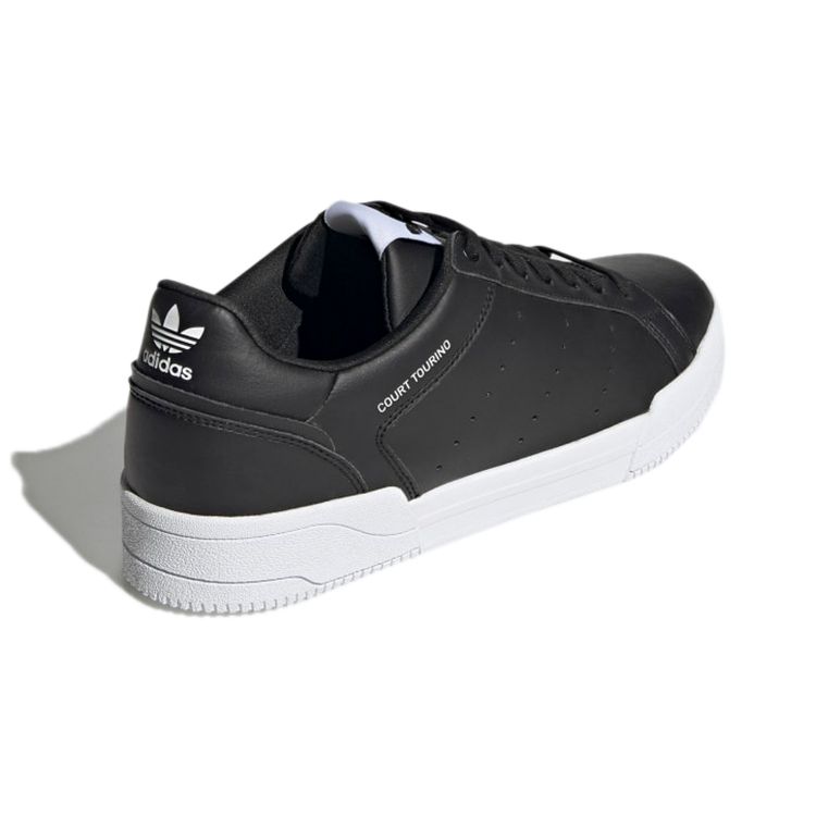 adidas Кроссовки унисекс Court Tourino Black White Core-Black Cloud-White H02176